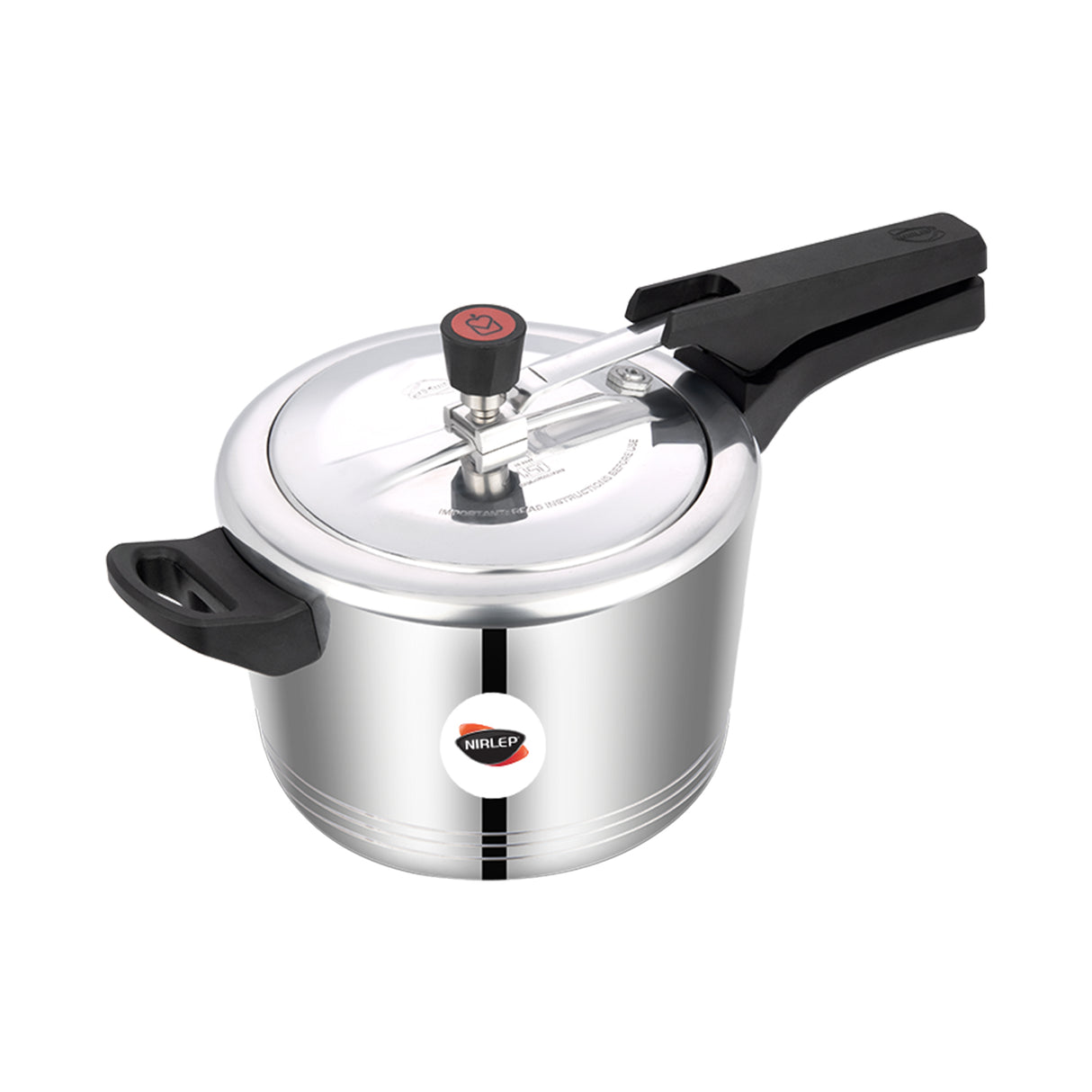 Nutrihealth Pro Inner Lid Designer Aluminium Pressure Cooker