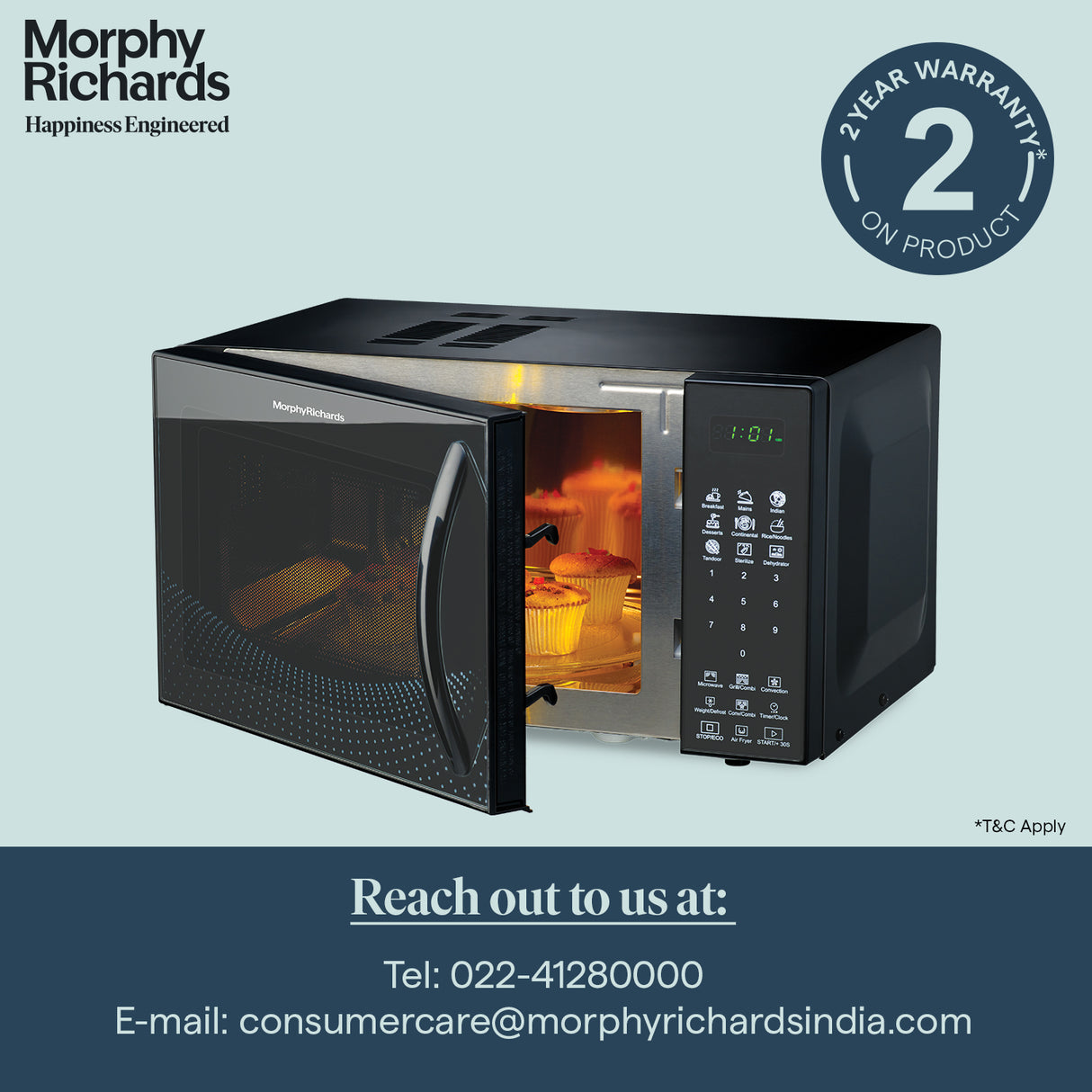 Morphy Richards Air 23CGAD Microwave Oven