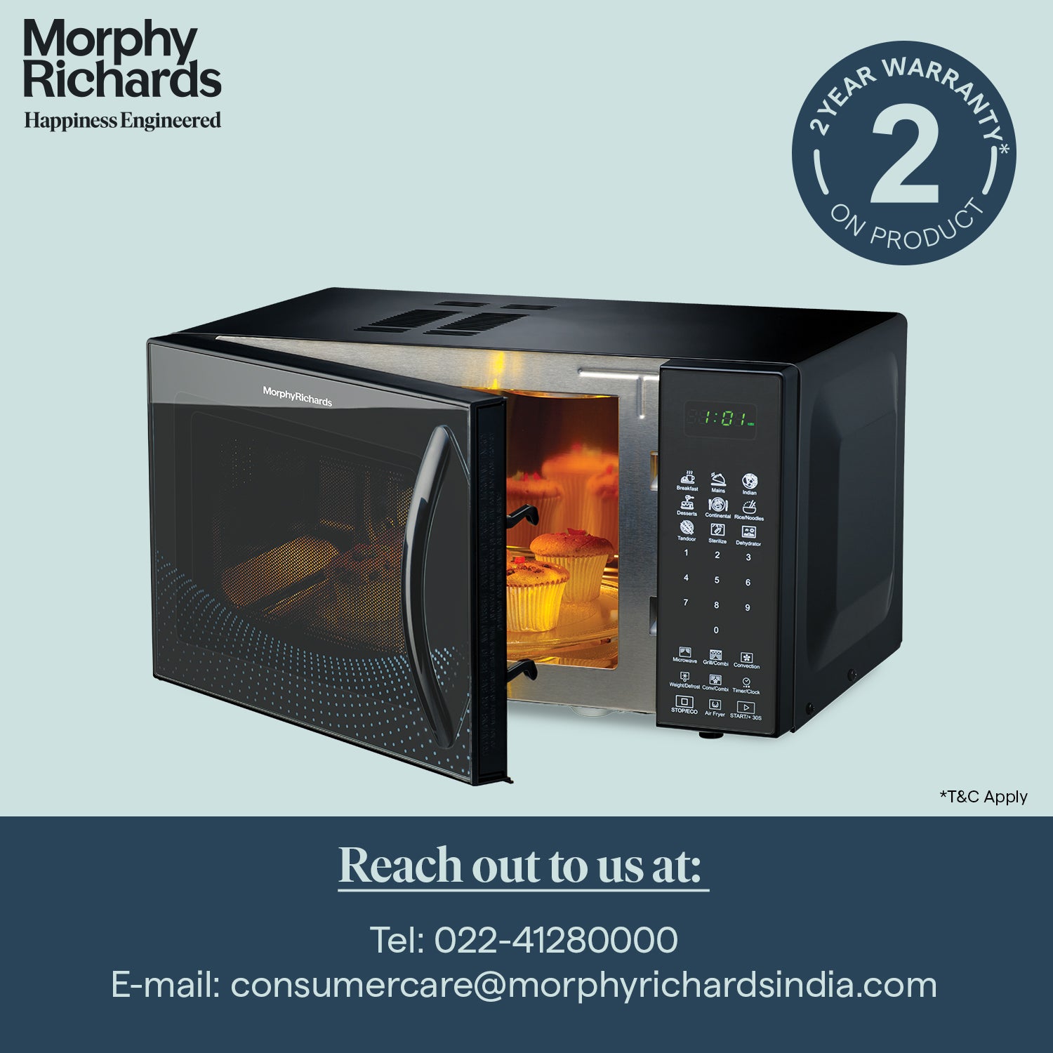Morphy Richards Air 23CGAD Microwave Oven