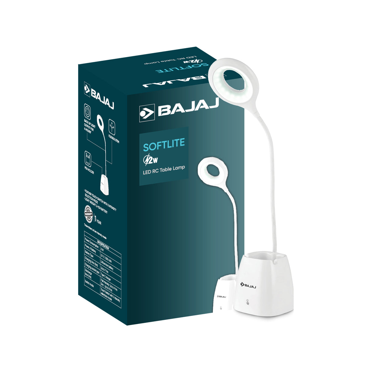 SOFTLITE LED RC TABLE LAMP