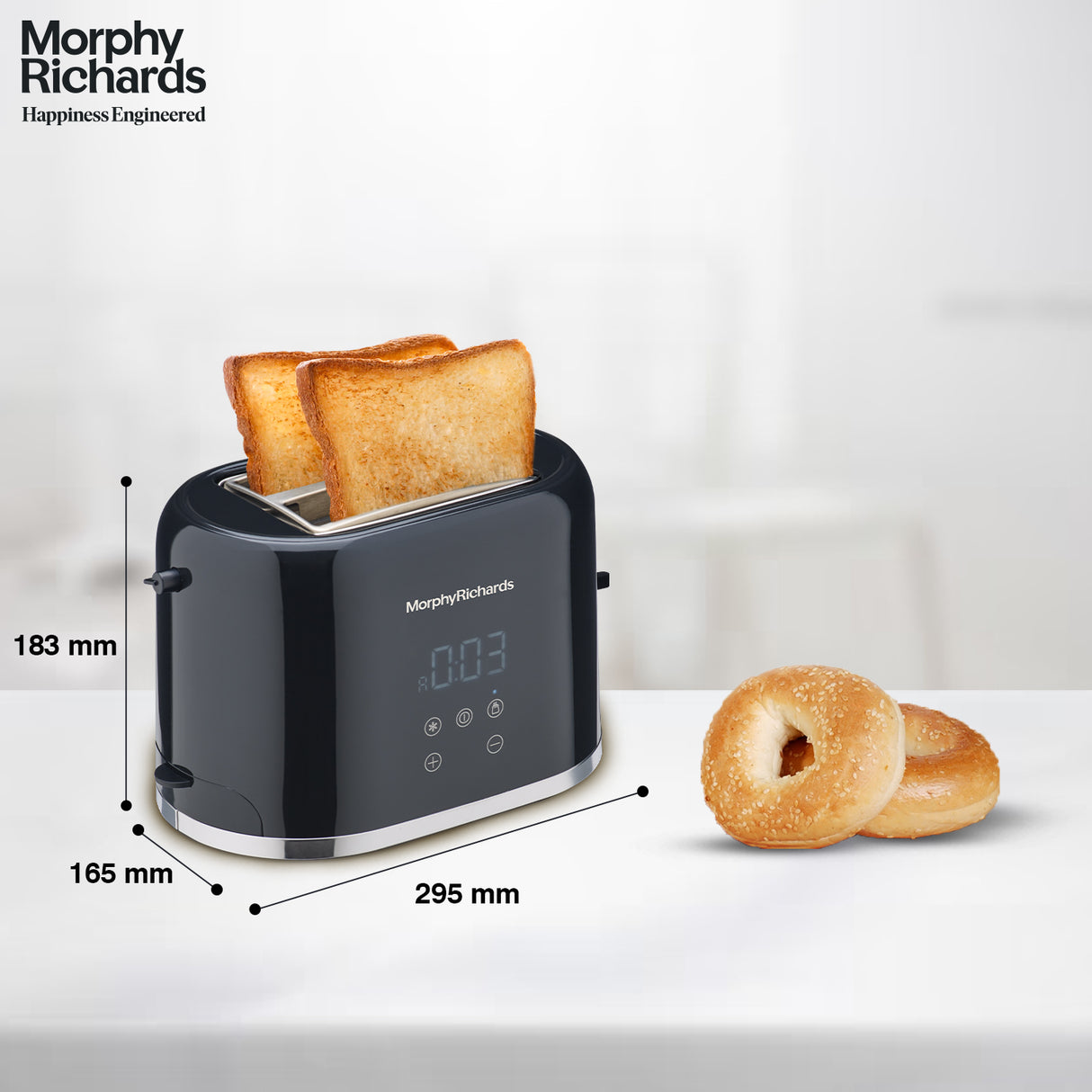 Windsor Series Digital Pop-up Toaster