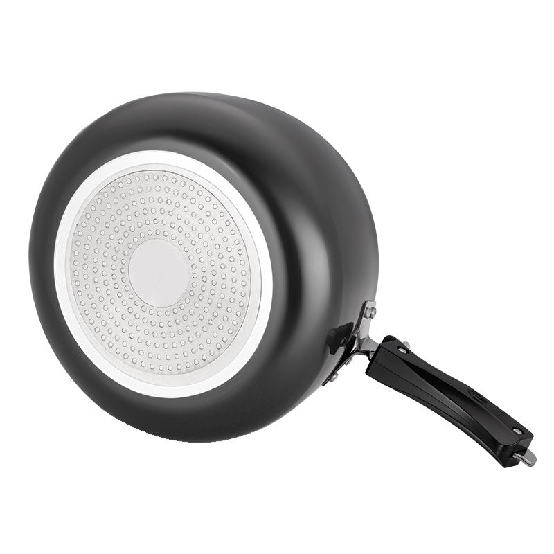 Nutrihealth Inner Lid Handi Shaped Hard Anodised Pressure Cooker