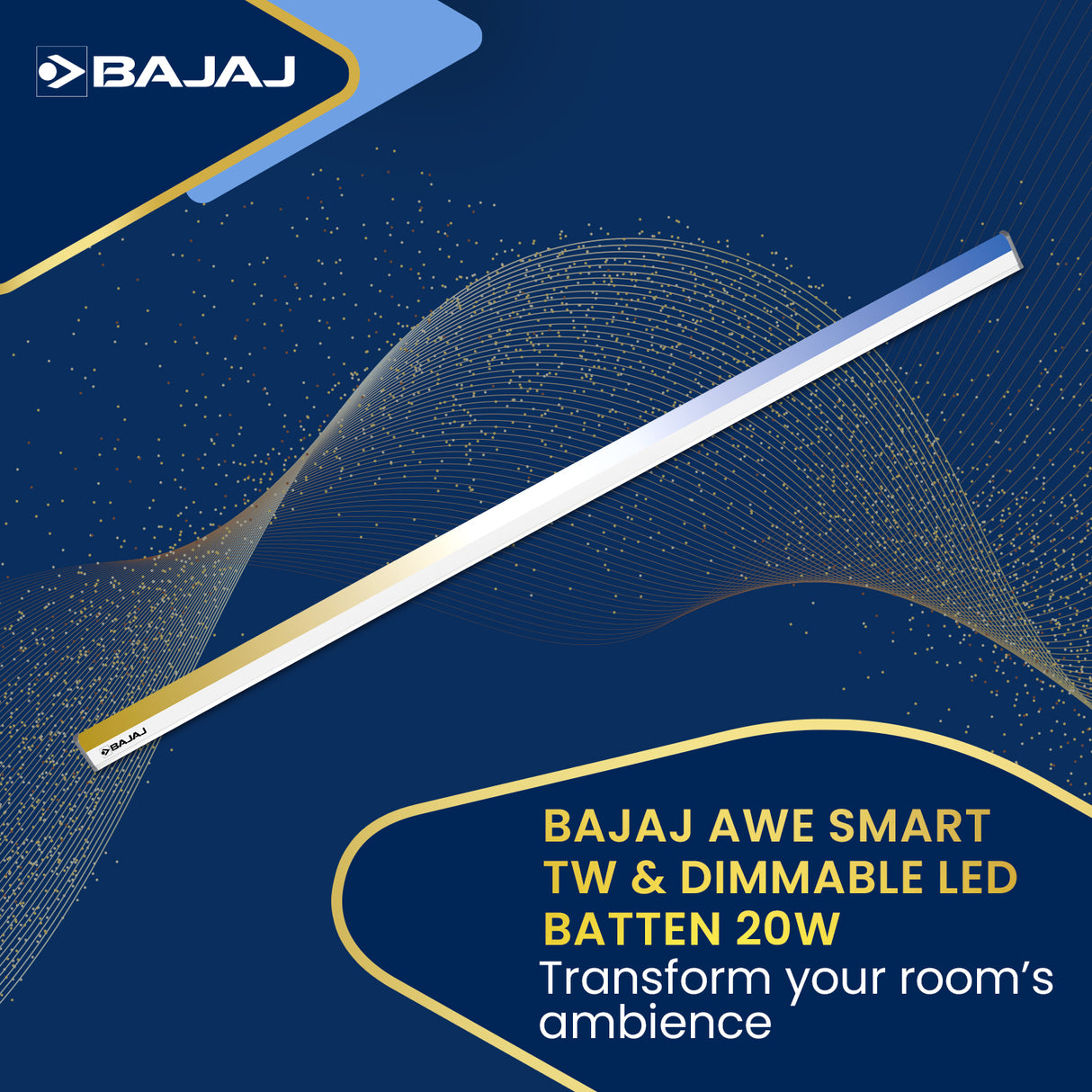AWE SMART TW & DIMMABLE LED BATTEN