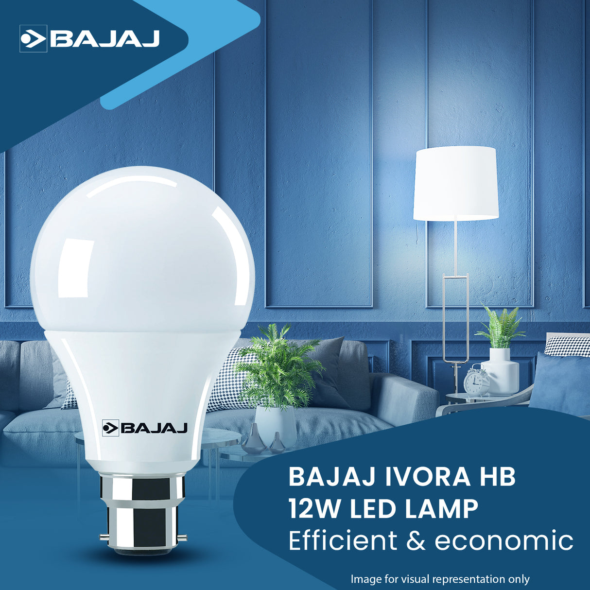 IVORA HB LED LAMP 12W CDL B22