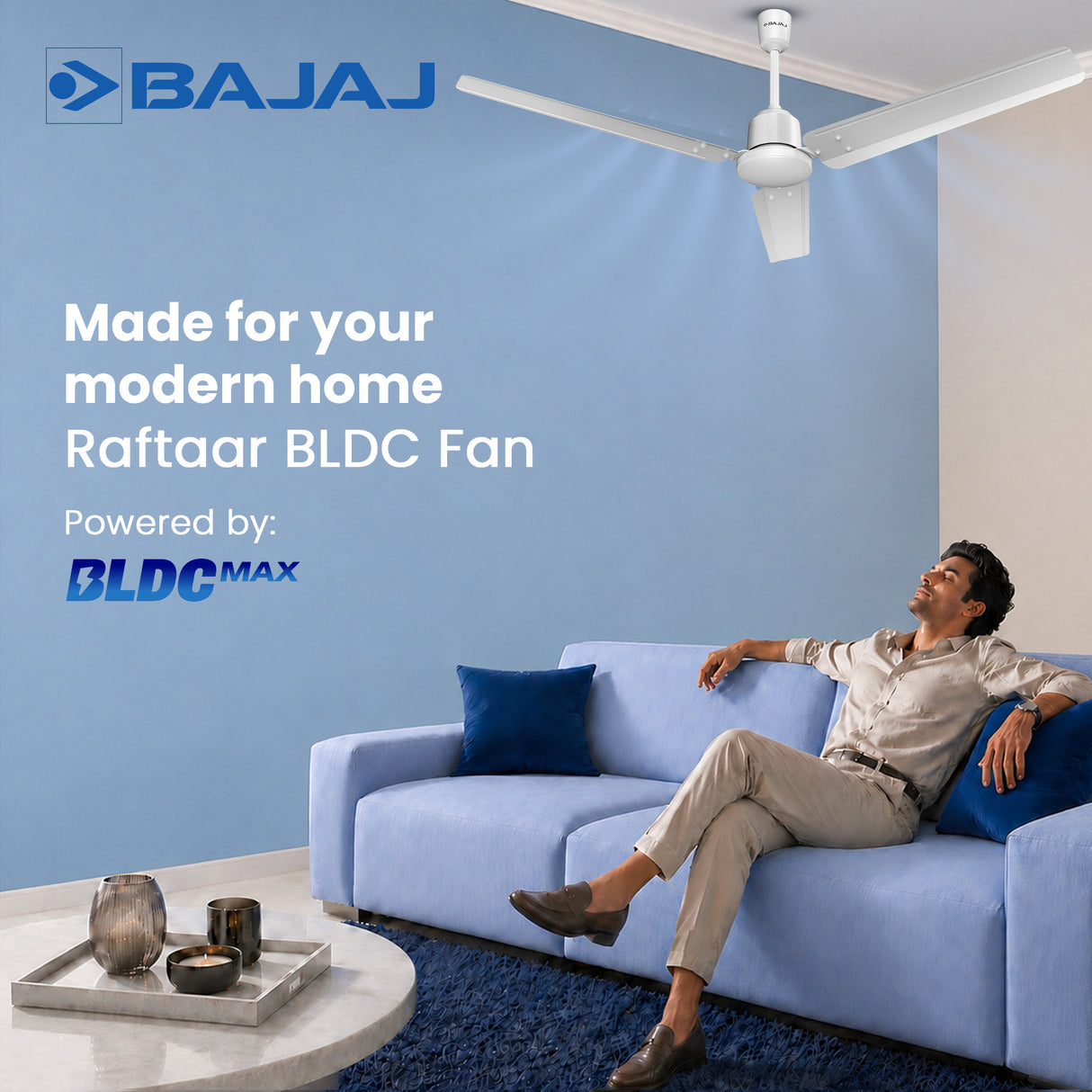 Raftaar 1200mm BLDC Ceiling Fan