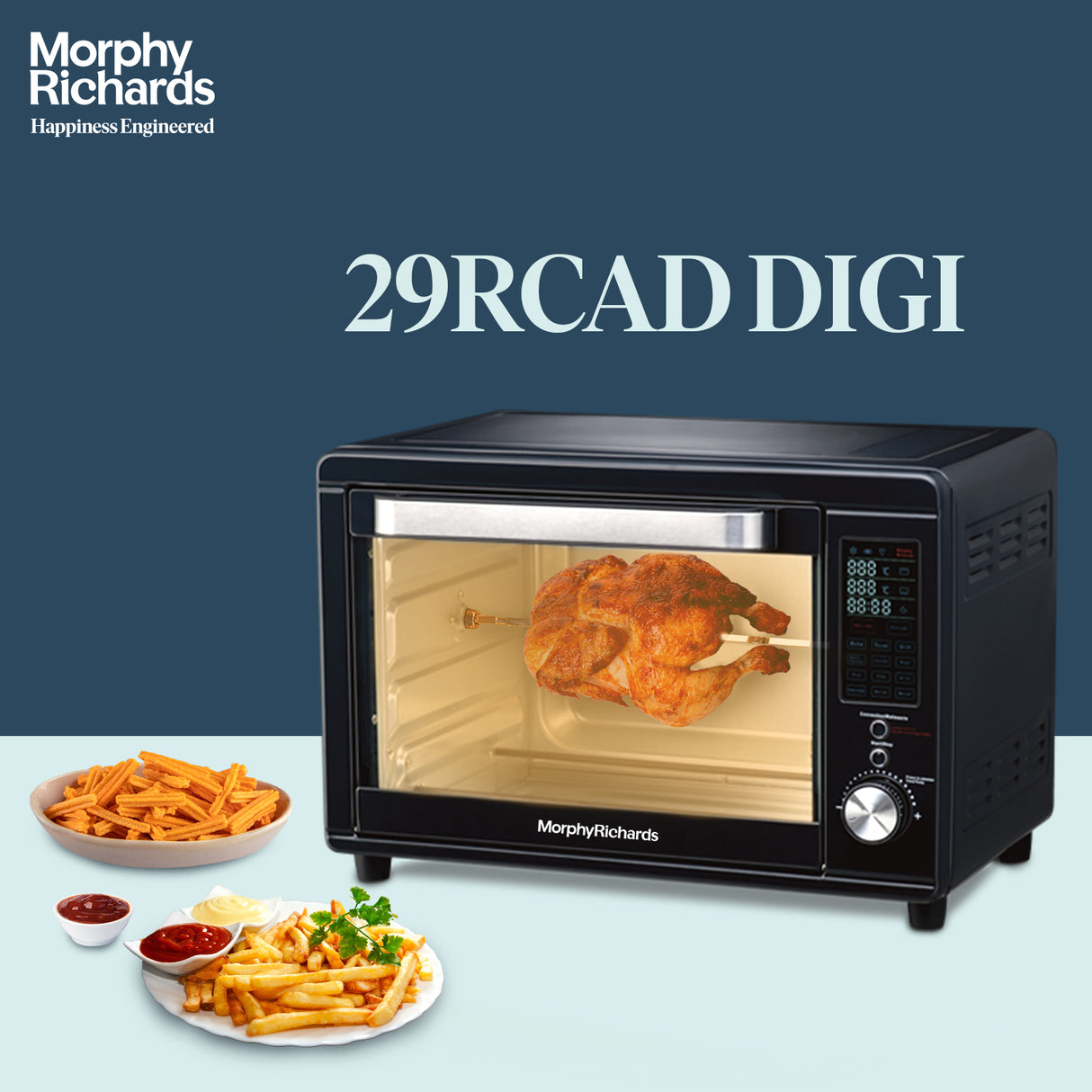 29RCAD Digital Air Fryer OTG