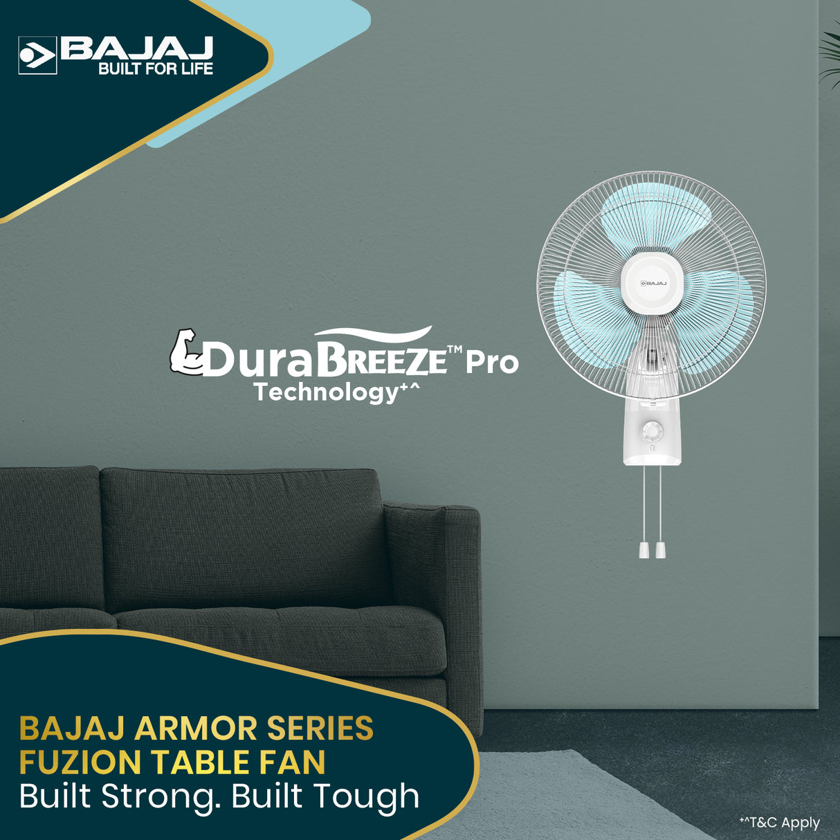 Fuzion 400mm Wall Fan