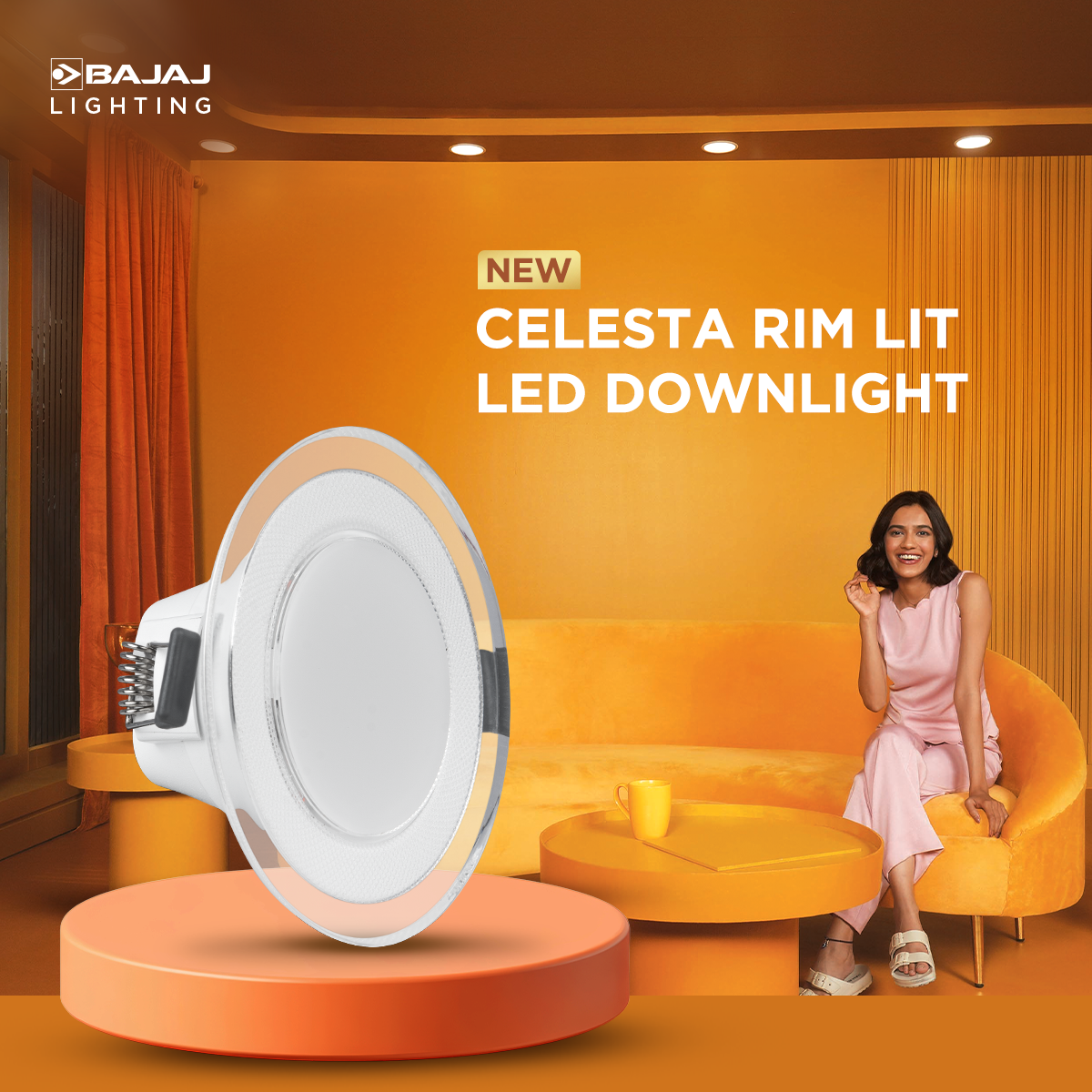 CELESTA RIM LIT DOWNLIGHT  MULTI CCT/COLOR CCT