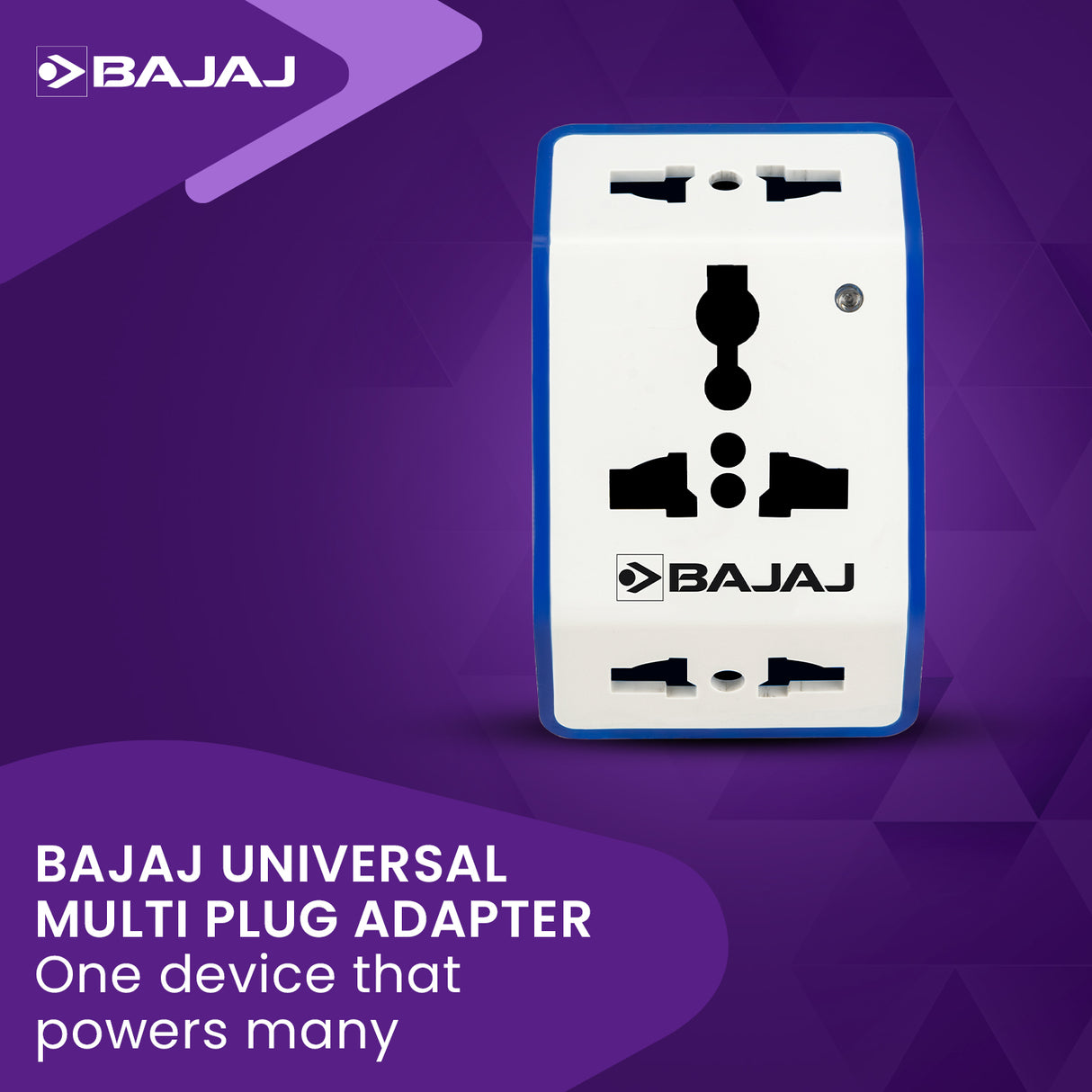 6A 3 PIN UNIVERSAL ADAPTOR