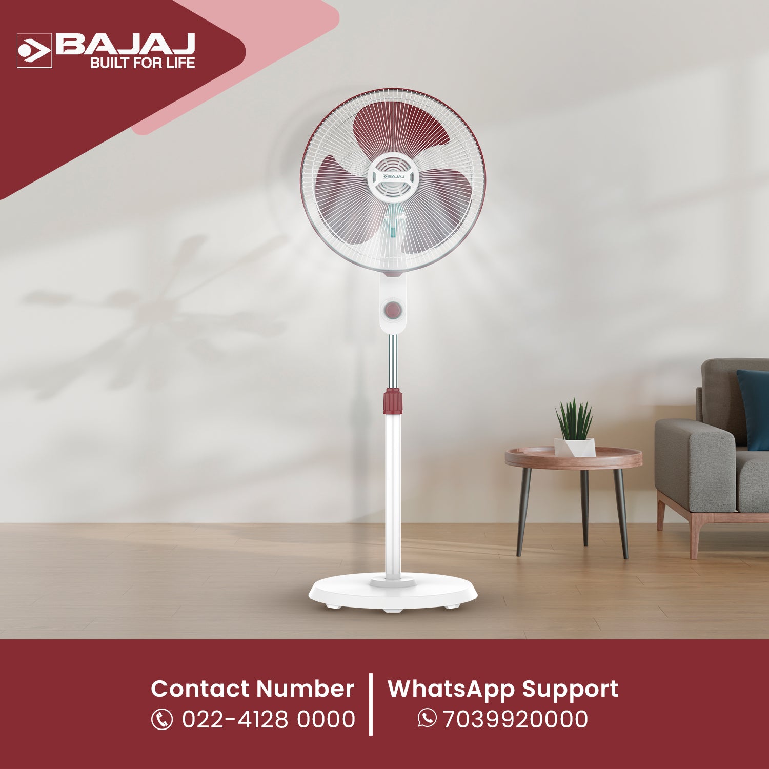 Veloce HS 400mm Pedestal Fan – Bajaj Electricals India