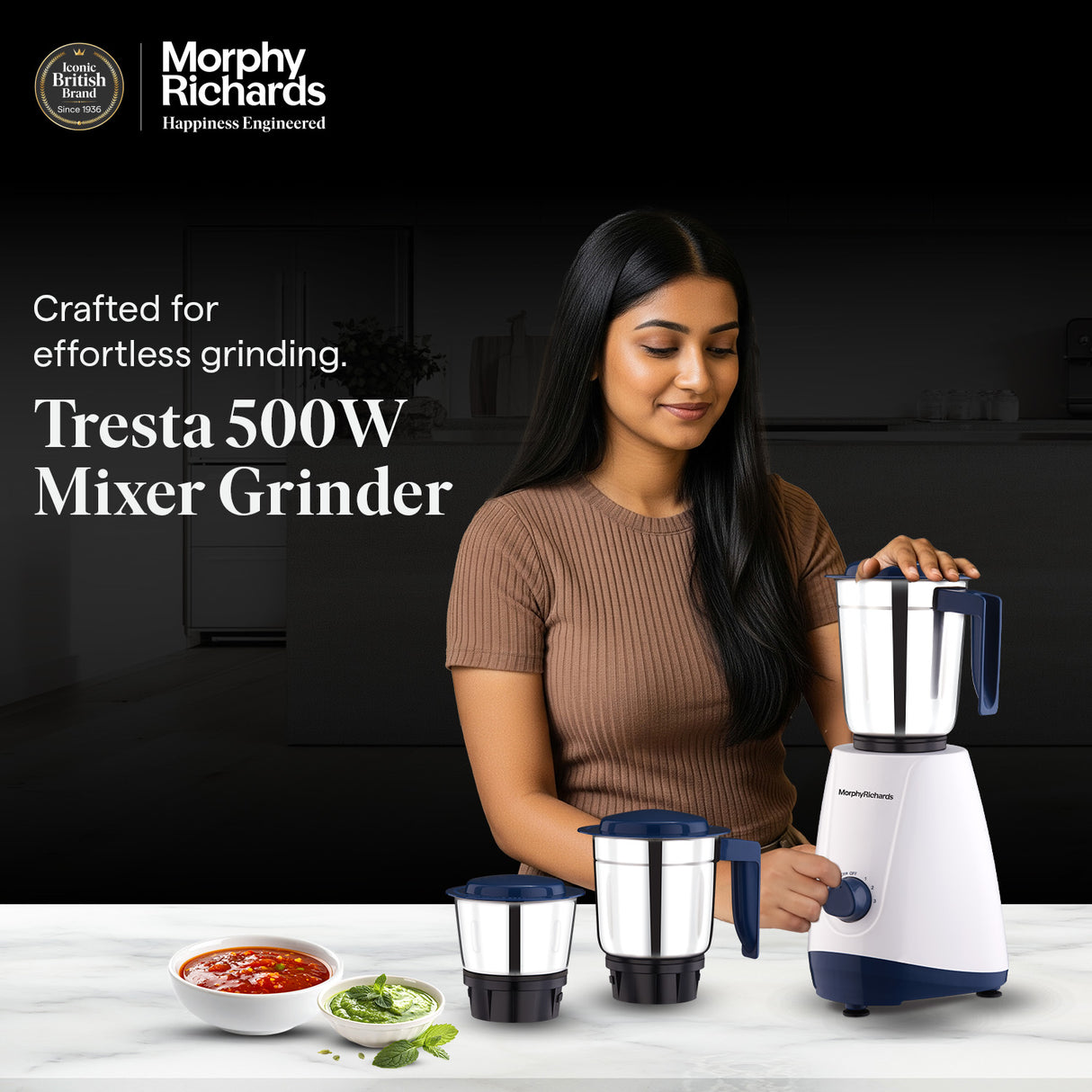 Morphy Richards Tresta 500W Mixer Grinder