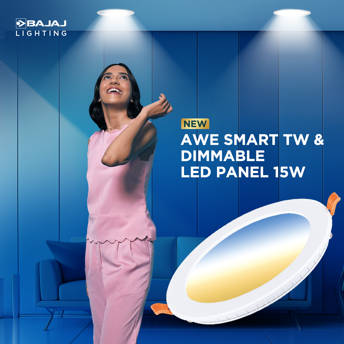 AWE SMART TW & DIMMABLE LED PANEL