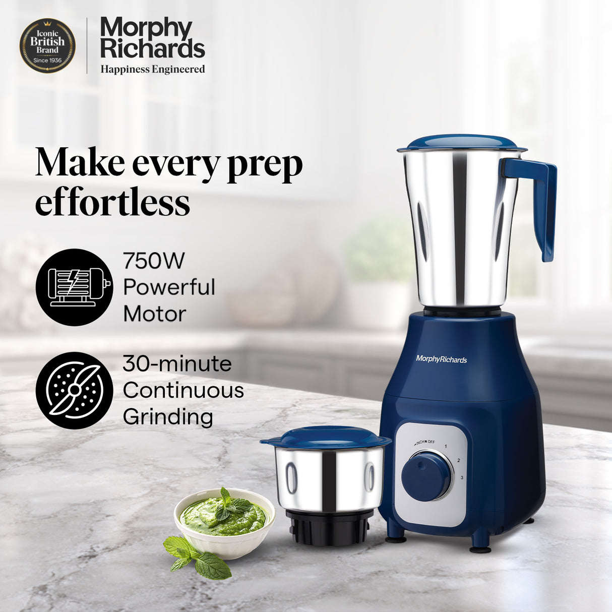 Morphy Richards TetraBlend 750W Mixer Grinder