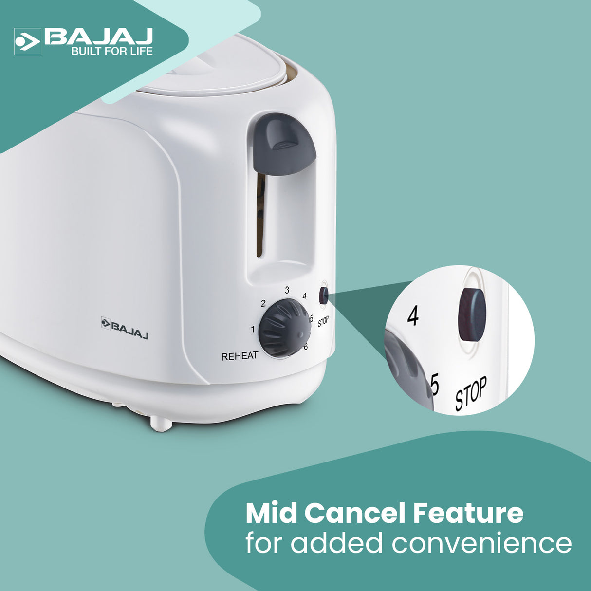 Bajaj ATX 4 - 2 Slice Pop up Toaster