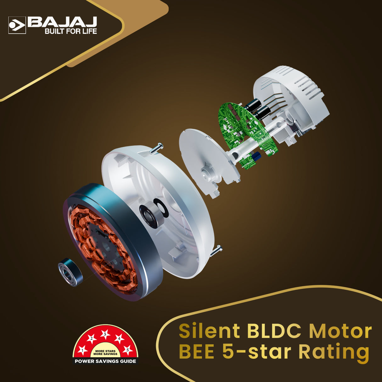 Crest Turbo BLDC 1200mm Ceiling Fan