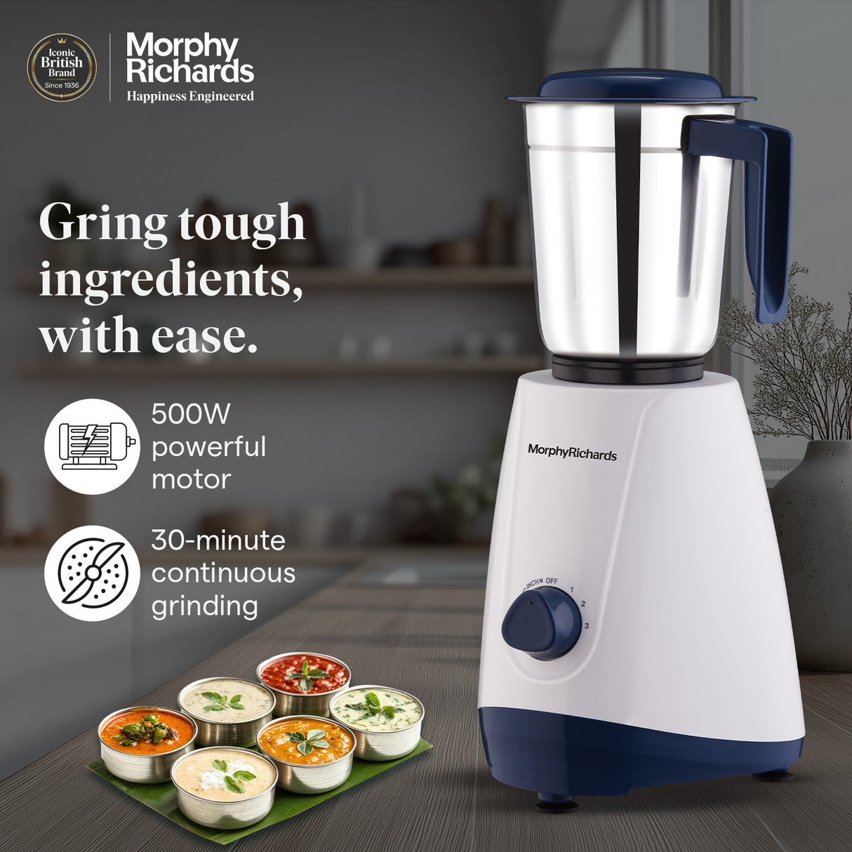 Morphy Richards Tresta 500W Mixer Grinder