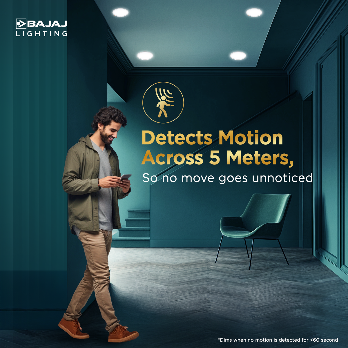 IVORA MOTION SENSOR LED PANEL – Bajaj Electricals India