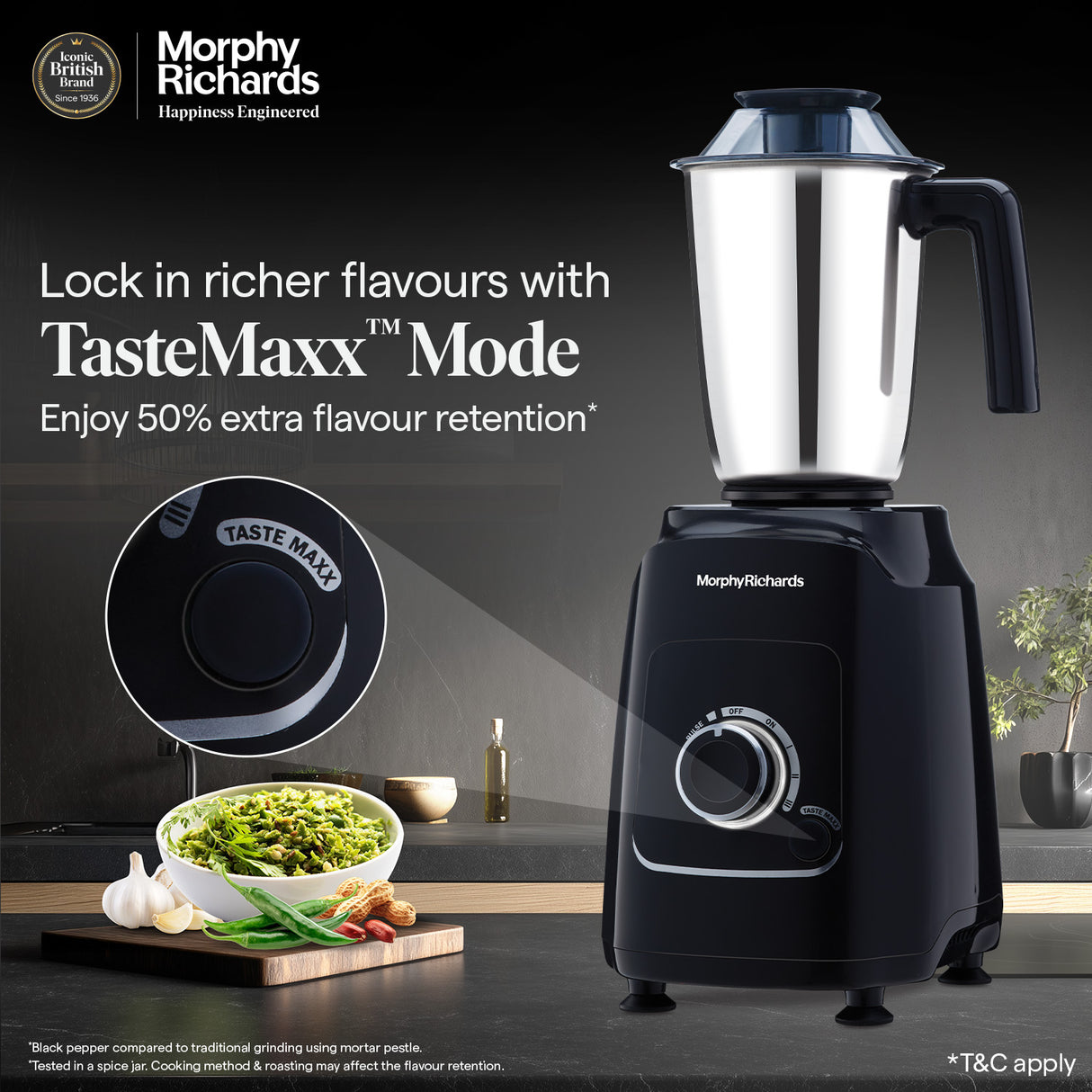 Morphy Richards Grindpro Gourmet 1000W Mixer Grinder