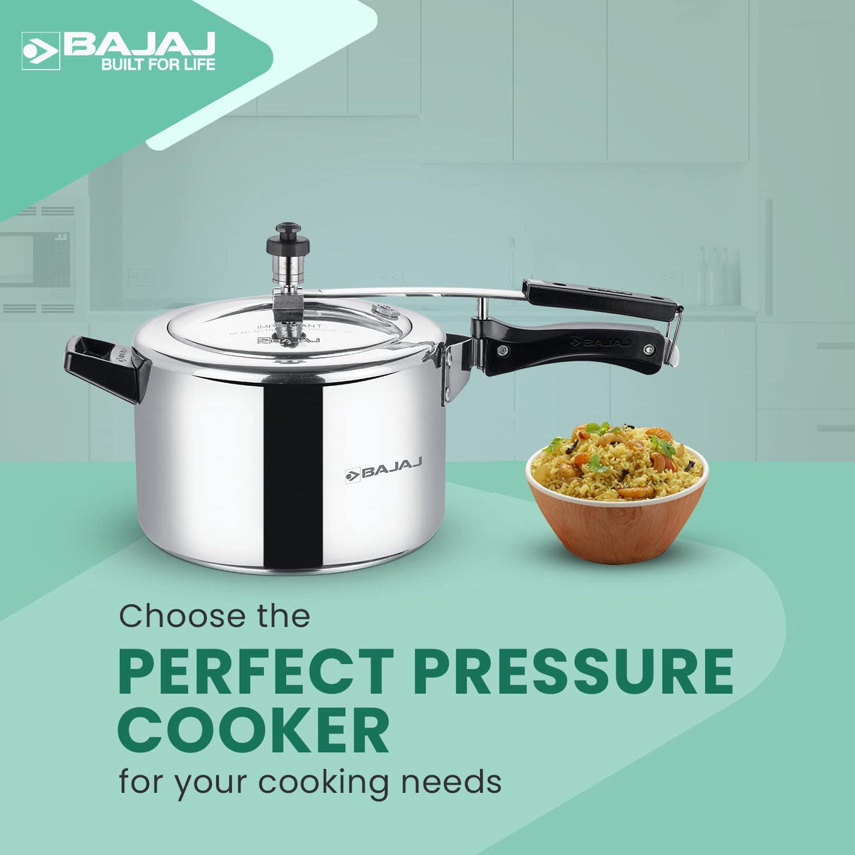 Inner Lid Aluminium Induction Pressure Cooker