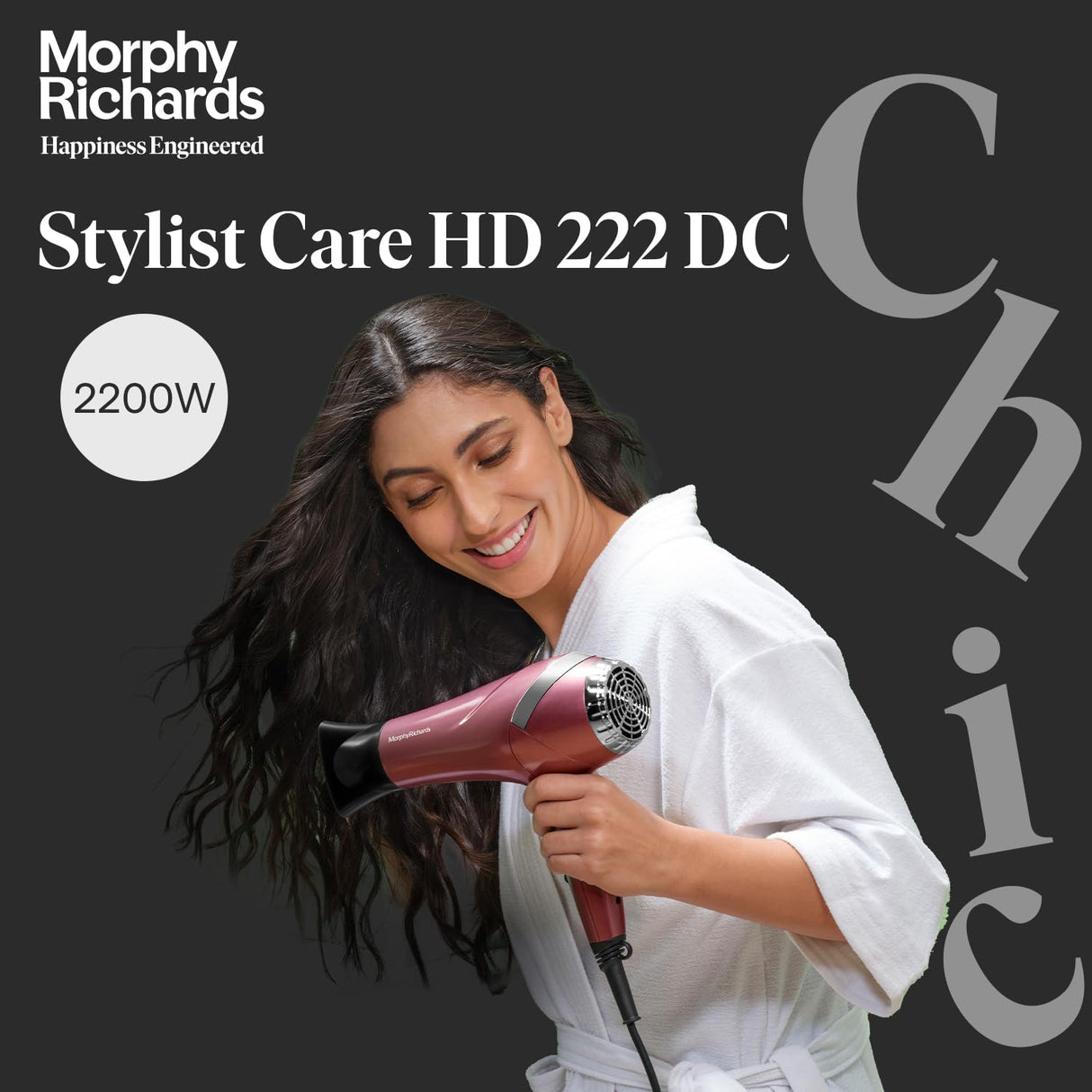 Morphy Richards Stylist Care HD222DC 2200W Hair Dryer
