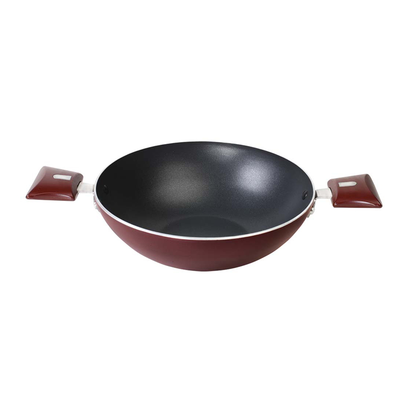 Nirlep Selec+ 3.5 Ltr 28 Cm Non Stick Kadhai with Lid 3 mm