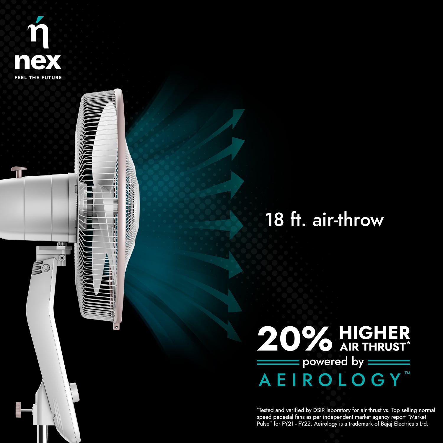 トップス pedestal POLOMIX S-CROSS REGULAR SPEED 16INCH(400MM) PEDESTAL FAN at