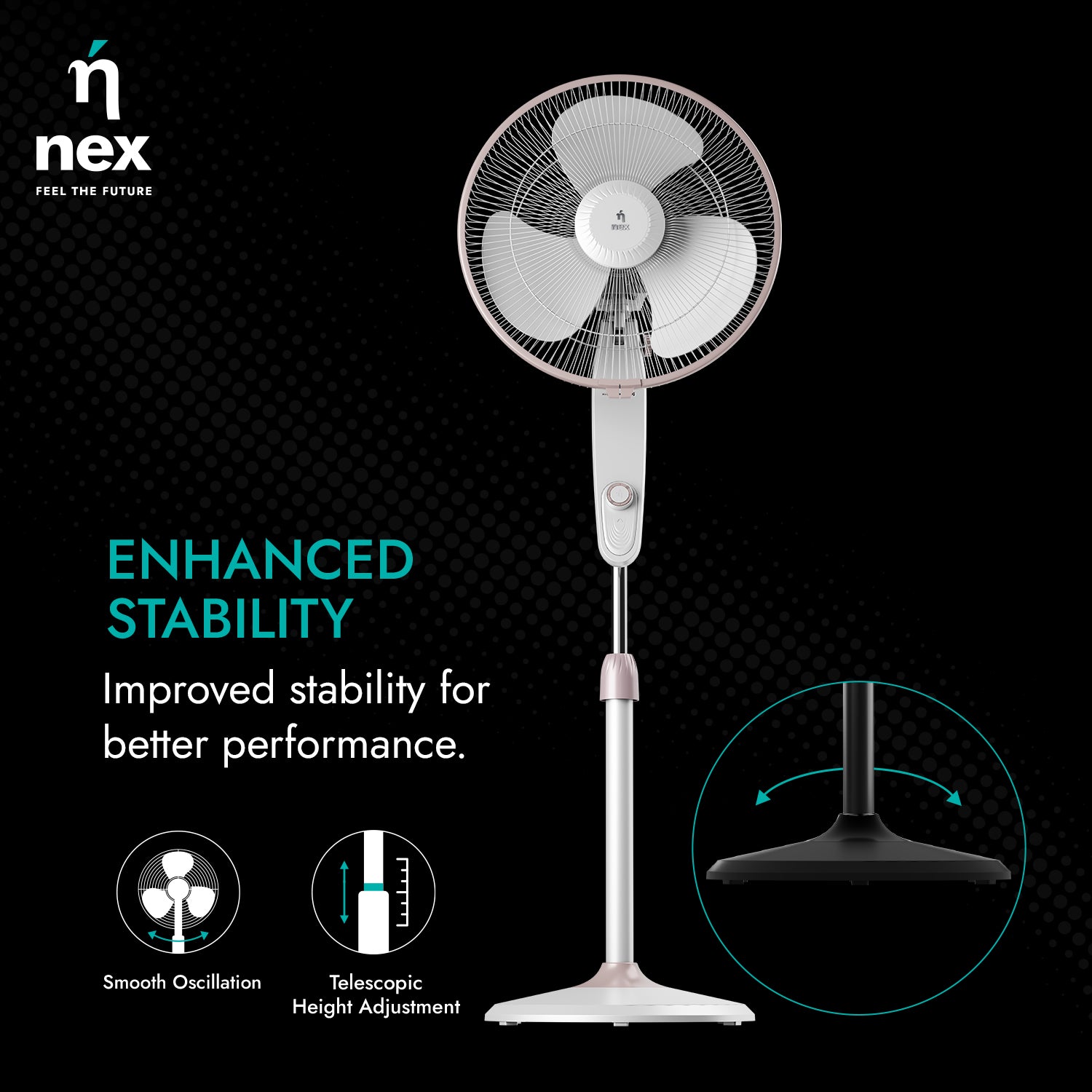 トップス pedestal NEX Glyde A5 Pedestal – Bajaj Electricals India