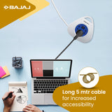 BAJAJ Extension Reel - 5 Mtr Cable