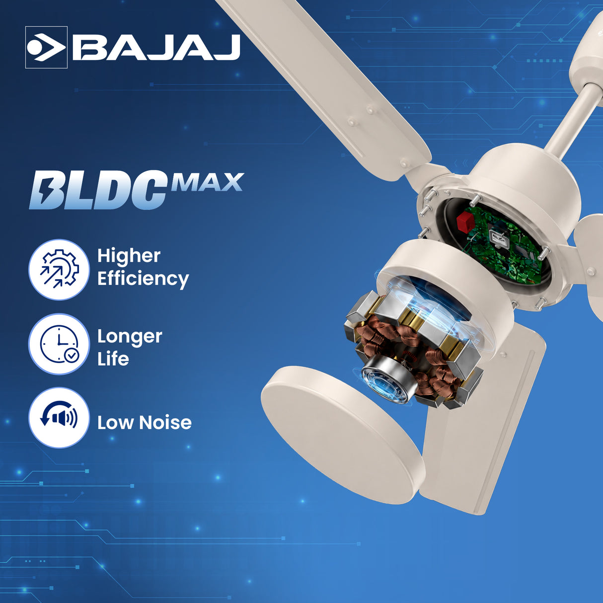 Raftaar 1200mm BLDC Ceiling Fan