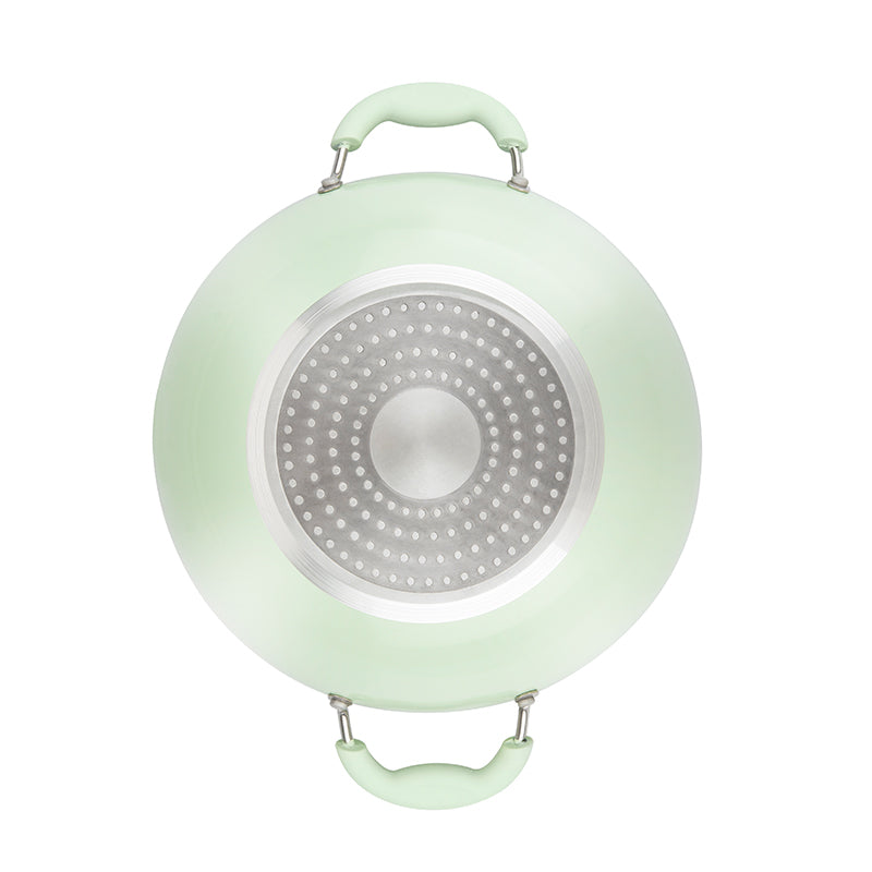Nutrihealth Pro Deep Kadhai with Glass Lid