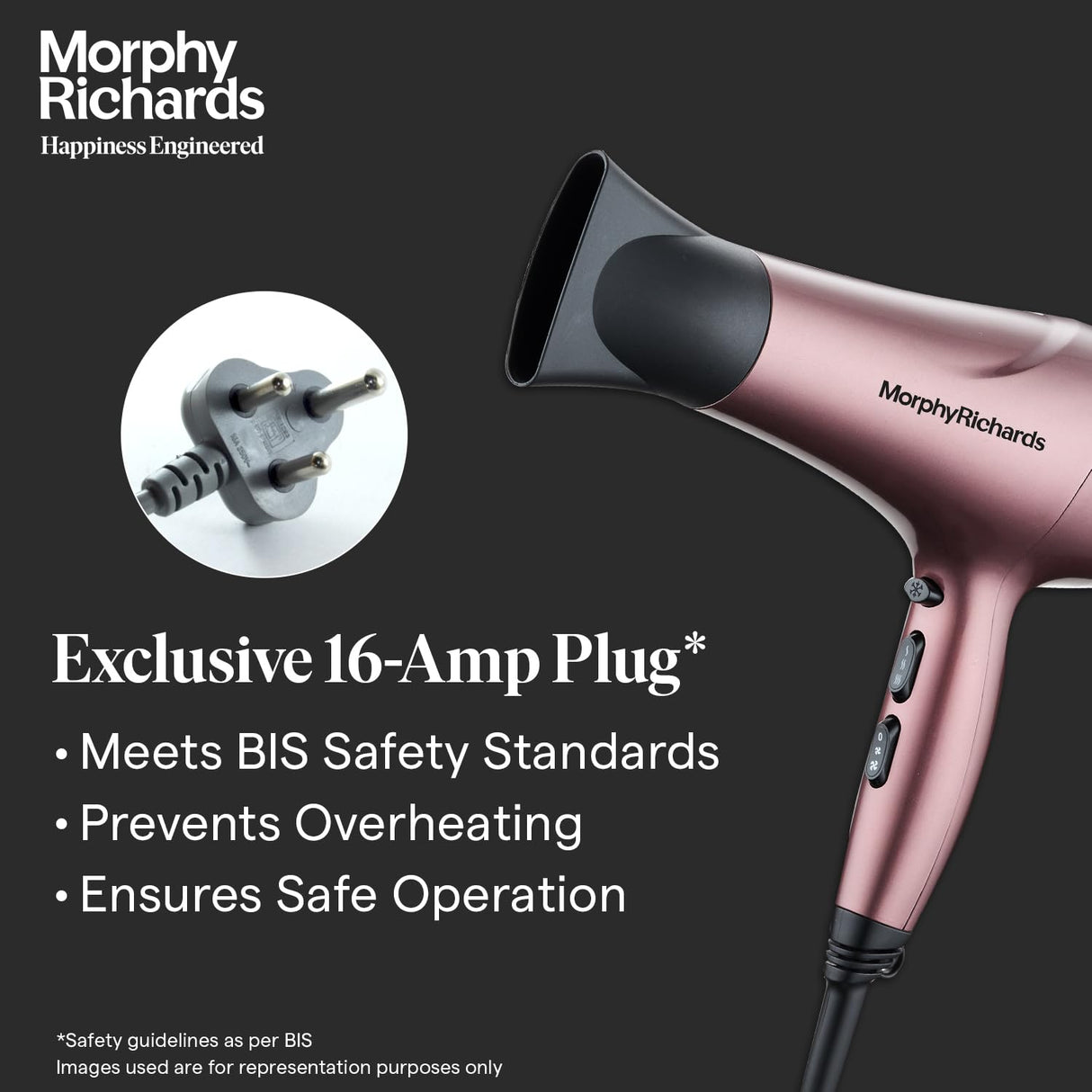 Morphy Richards Stylist Care HD222DC 2200W Hair Dryer