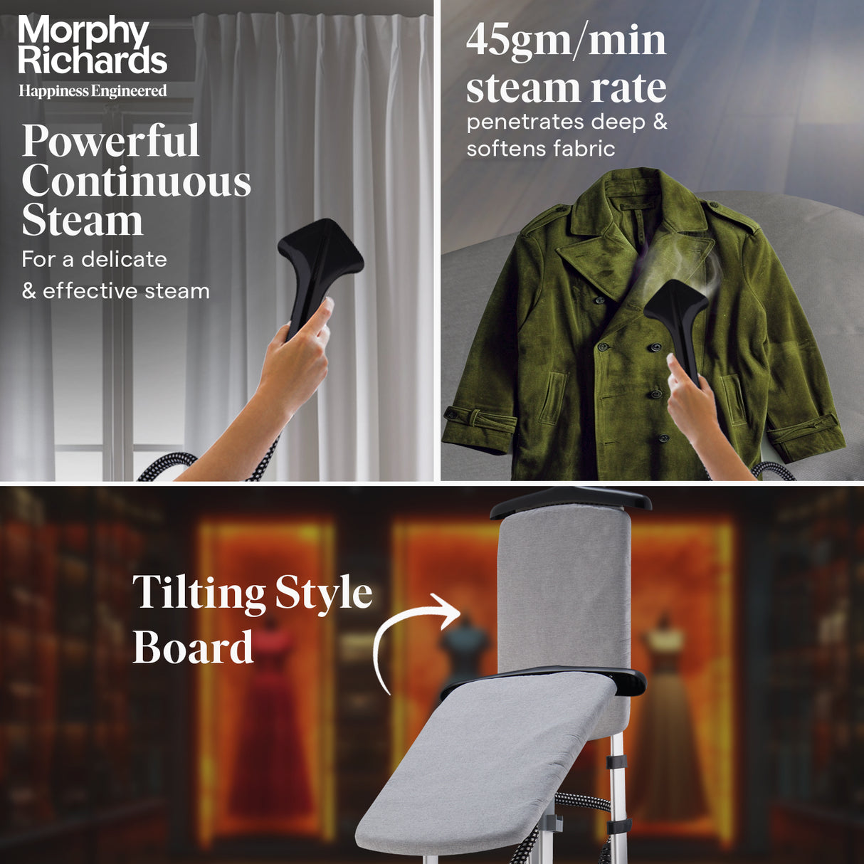 Vogue Professional Upright Garment Steamer