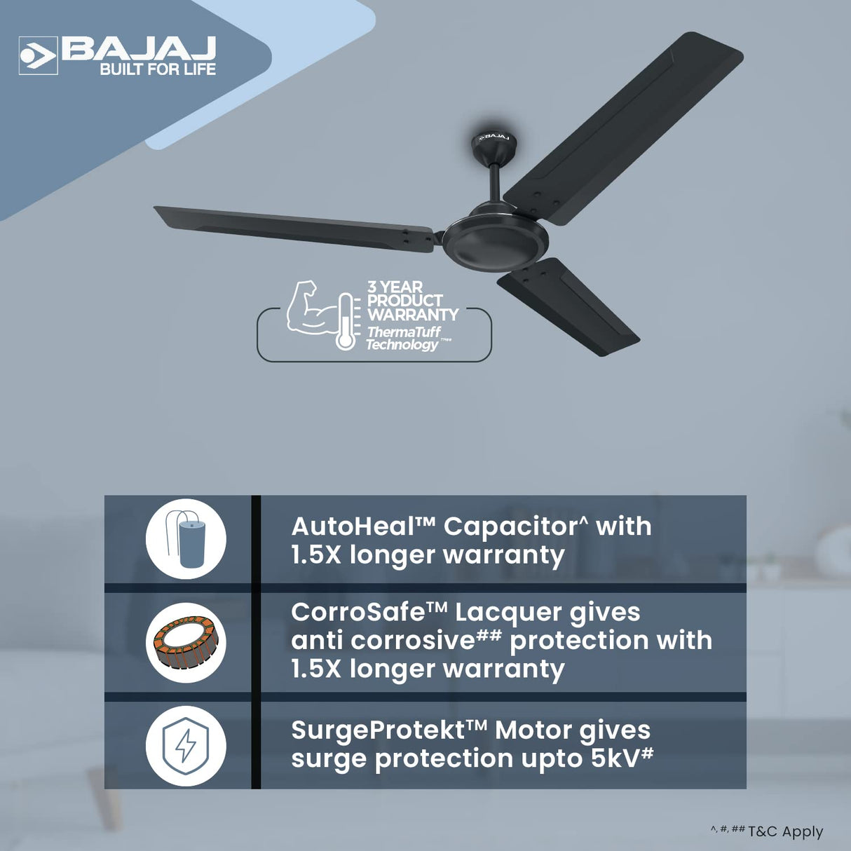 Durato 12S1 1200mm Ceiling Fan