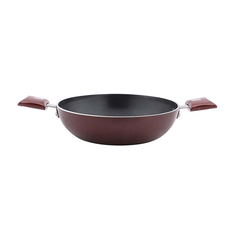 Nirlep Selec+ 3.5 Ltr 28 Cm Non Stick Kadhai with Lid 3 mm