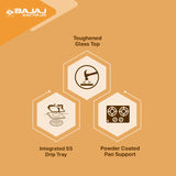 Bajaj UCX 3B Glass Gas Stove