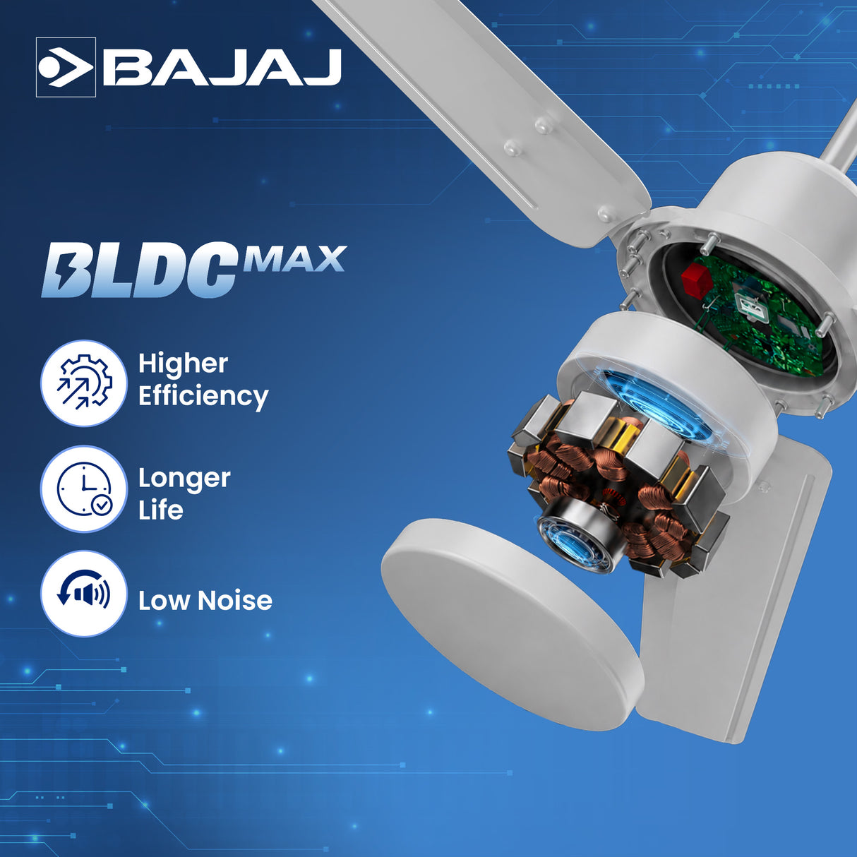 Raftaar 1200mm BLDC Ceiling Fan