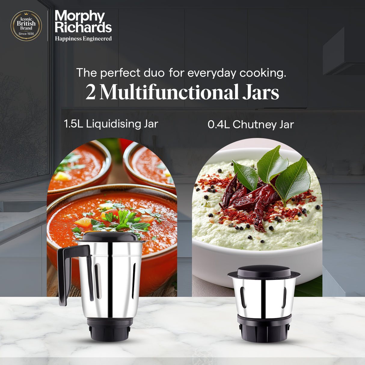 Morphy Richards Tresta Duo 500W Mixer Grinder