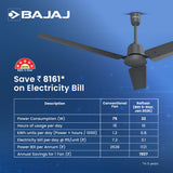 Raftaar 1200mm BLDC Ceiling Fan