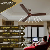 Classico Sleek Plus 1200mm Ceiling Fan