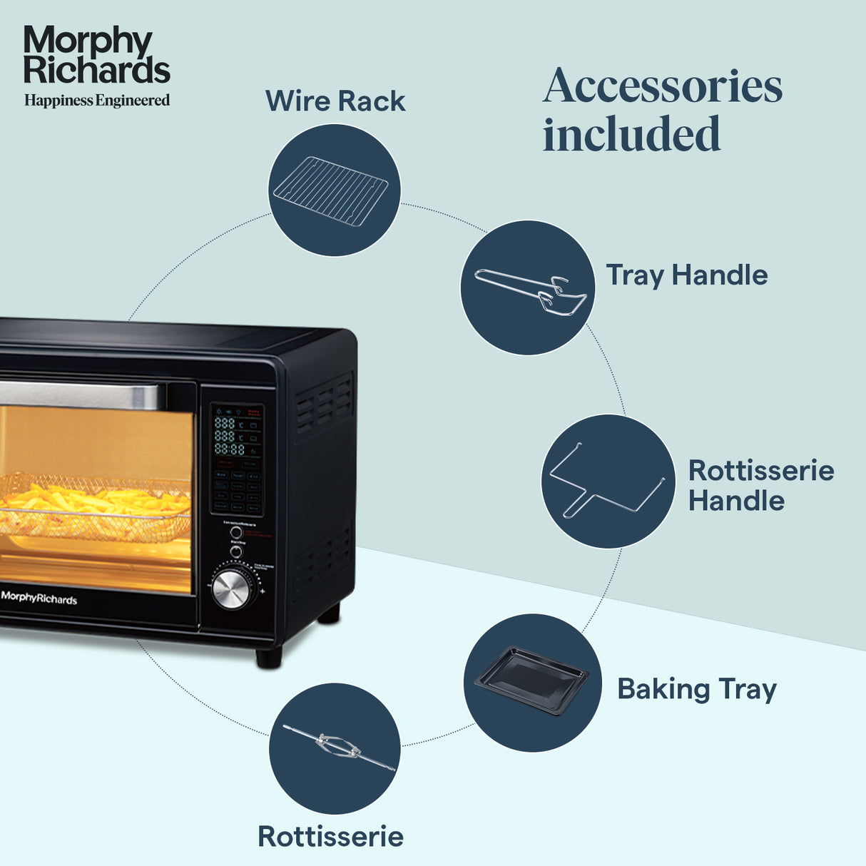 29RCAD Digital Air Fryer OTG