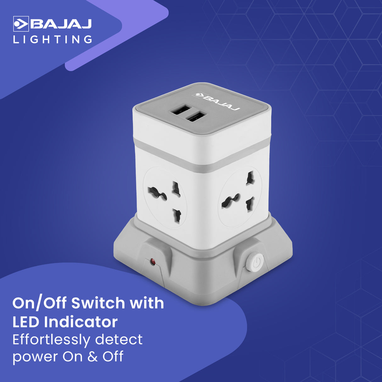 HERCULO TOWER 4 WAY WITH 2 USB PORT