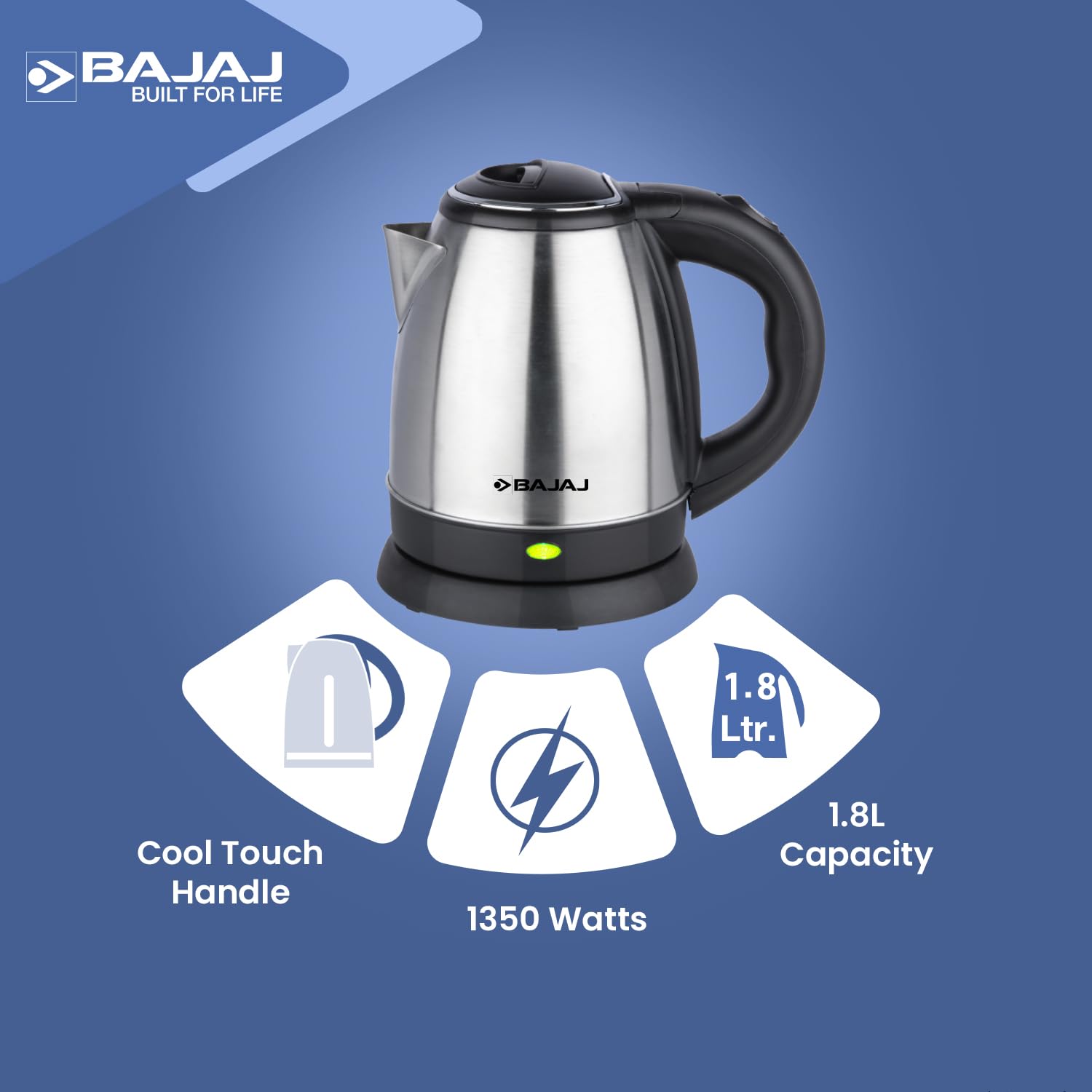 KTX 1.8L DLX Kettle – Bajaj Electricals India