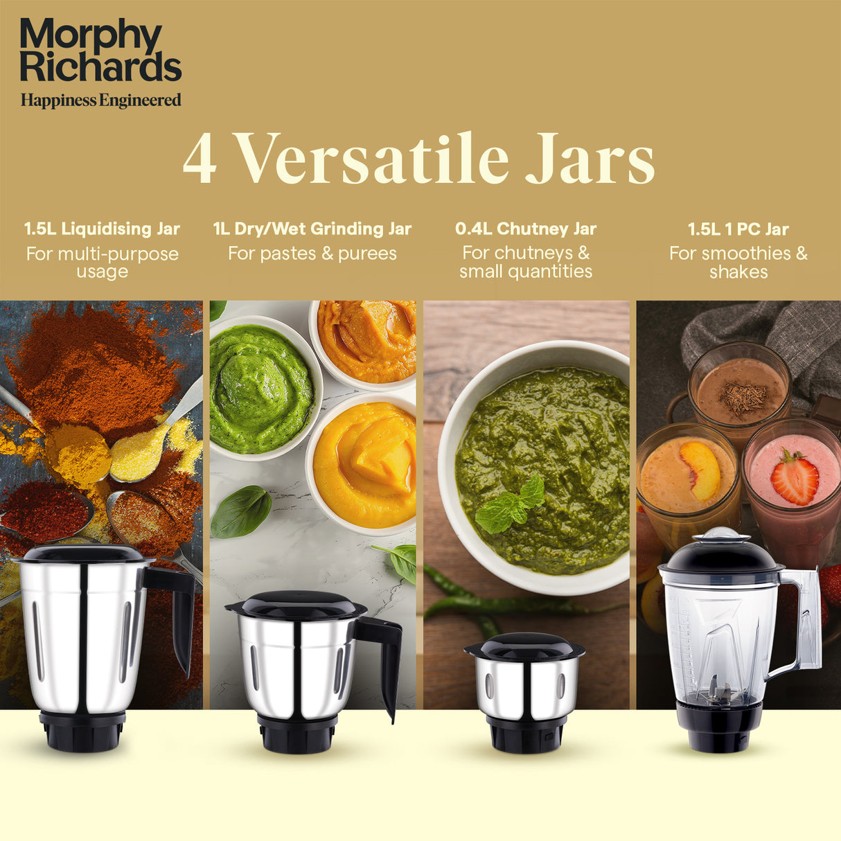 Morphy Richards Icon Superb Black 750W Mixer Grinder