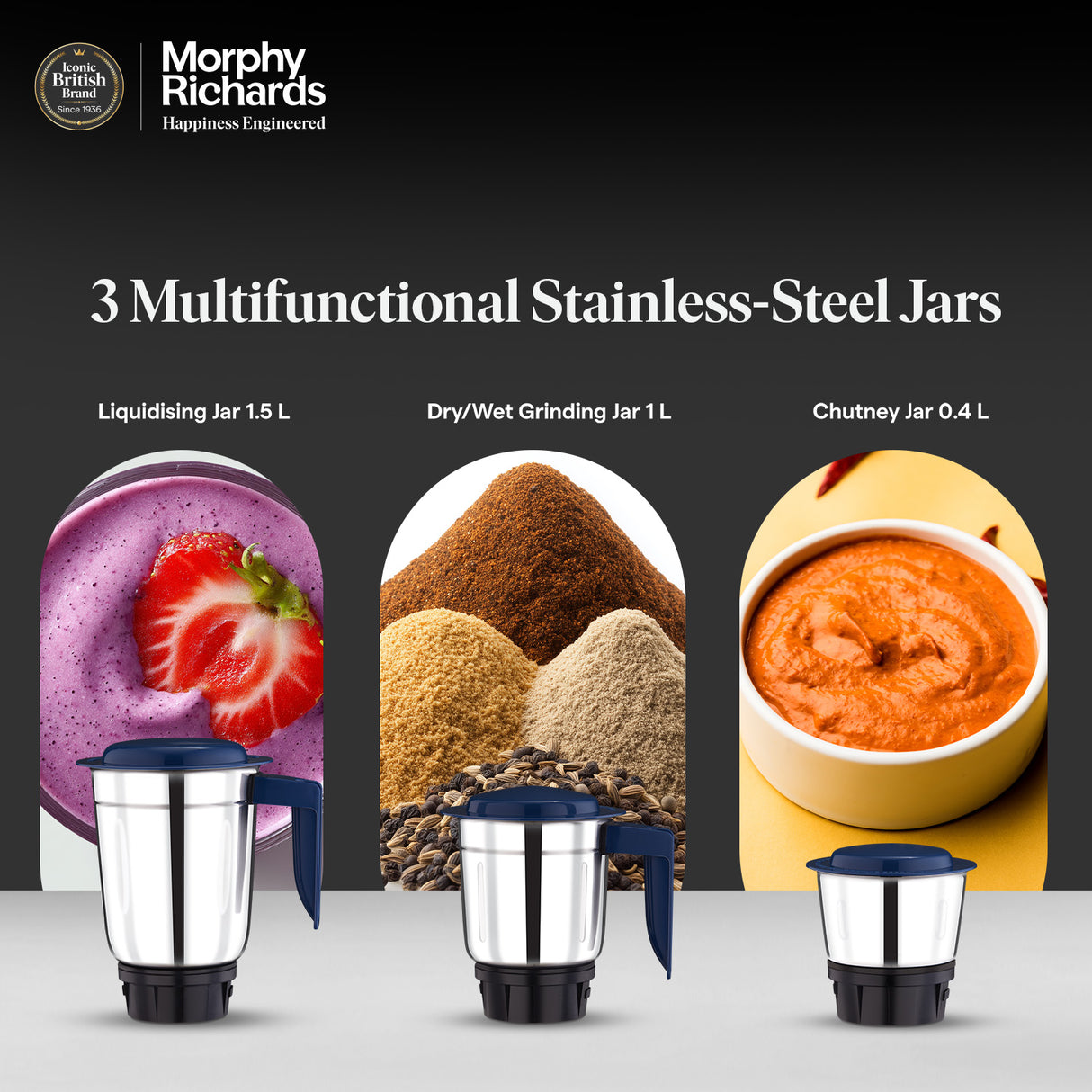 Morphy Richards Tresta 500W Mixer Grinder