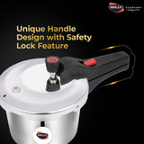 Nutrihealth Pro Outer Lid Designer Aluminium Pressure Cooker
