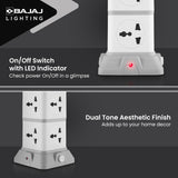 HERCULO TOWER 8 WAY WITH 2 USB PORT