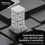 HERCULO TOWER 8 WAY WITH 2 USB PORT