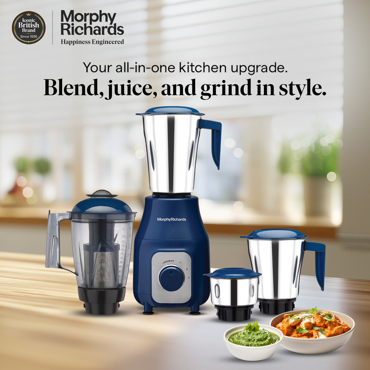 Morphy Richards TetraBlend 750W Mixer Grinder