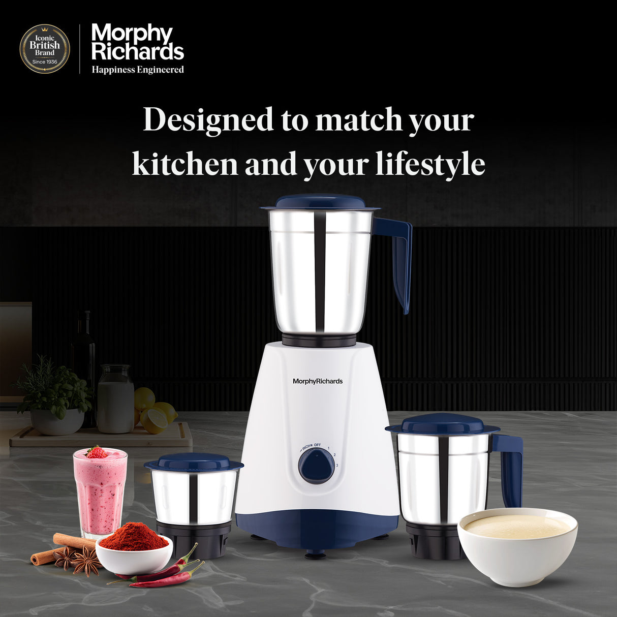 Morphy Richards Tresta 500W Mixer Grinder