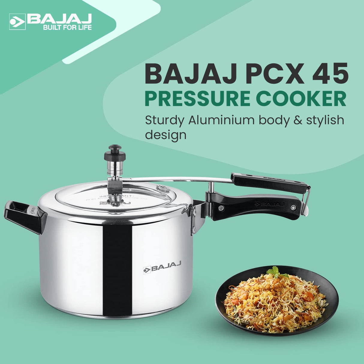 Inner Lid Aluminium Induction Pressure Cooker